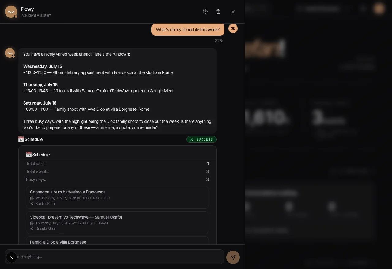 Flowy AI Assistant