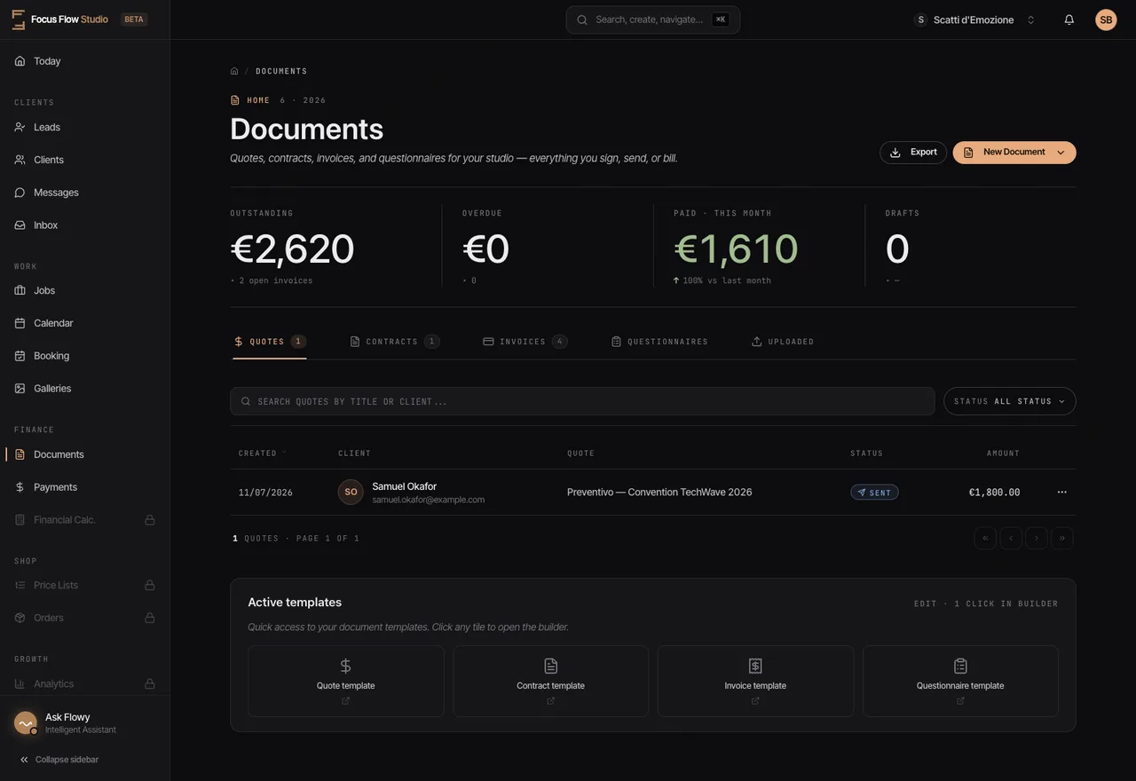 Contracts & e-signatures