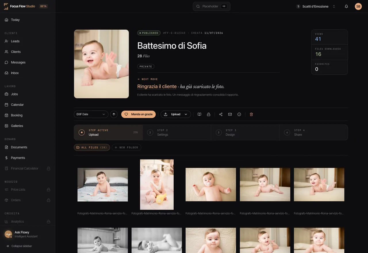 A delivered gallery