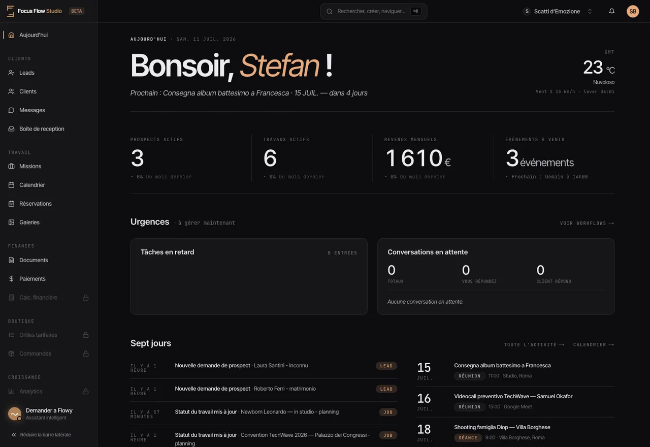 Le résumé du matin