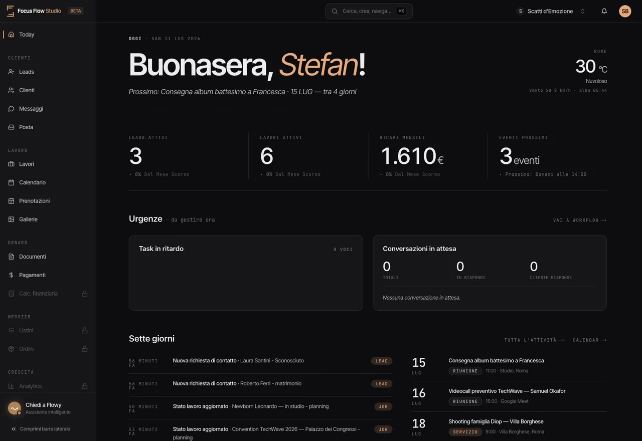 Sistema CRM completo