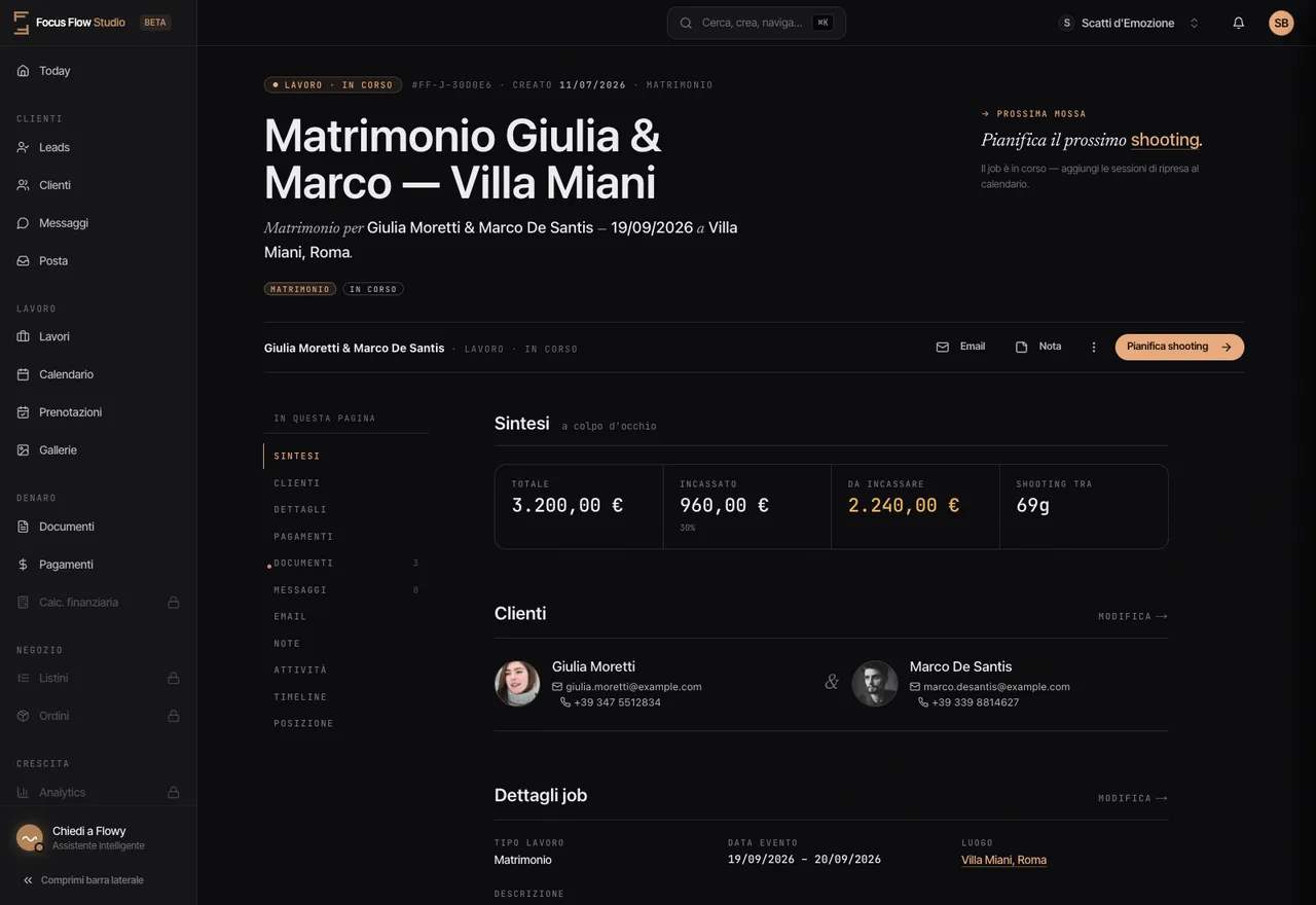 Un matrimonio, dall'inizio alla fine
